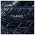 Tote Chanel Blue Large Nylon Cat Emoticon Shopping Blu navy - vista 5