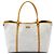 Bolso Tote Joy GG Supreme blanco de Gucci, Tamaño Large
