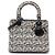 Lady Dior en tweed blanc, taille Medium, Dior