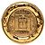 Chanel Medaillon-Brosche 31 Rue Cambon Vergoldet Golden