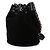 Borsa bucket in lana Chanel Black Paris Hamburg Nero - vista 2