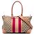 Gucci Satchel Beige GG Canvas Web