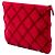 Clutch Chanel Red Medium CC Quilted Velvet O Case Rosso - vista 2