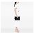 Clutch Chanel Gabrielle O Case in pelle di vitello invecchiata trapuntata nera Medium Nero - vista 5