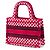 Dior Red DiorAmour Mini Book Tote aus bestickter Canvas mit Punkten Rot - Ansicht 2