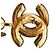 Collana con pendente trapuntato Chanel Gold CC placcato oro D'oro - vista 4