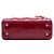 Lady Dior mini in vernice rosso cannage Bordò - vista 3