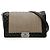 Chanel Black Medium Woven Calfskin Boy Reverso Flap Nero