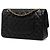 Chanel Black Medium Classic Caviar Double Flap Nero - vista 2
