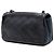 Chanel Gray Small Diamond Embossed Calfskin New Chic Flap Marrone Grigio antracite - vista 2