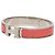 Bracciale Hermès Clic H in smalto rosso stretto PM - vista 2