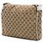 Borsa a tracolla Gucci in tela GG beige - vista 2