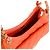 Chanel Orange Small Quilted Jersey Wavy CC Hobo Arancione - vista 4