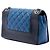 Chanel Blue Medium Bicolor Lambskin Mademoiselle Double Flap - vista 2
