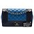 Chanel Blue Medium Bicolor Lambskin Mademoiselle Double Flap - vista 7