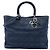Dior Blue Large Denim Cannage Lady Dior Blu navy