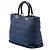 Dior Blue Large Denim Cannage Lady Dior Blu navy - vista 2