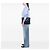 Dior Blue Large Denim Cannage Lady Dior Blu navy - vista 6