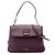 Borsa Camberley in pelle Burberry Red Medium House Check con profili Rosso Bordò