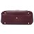 Borsa Camberley in pelle Burberry Red Medium House Check con profili Rosso Bordò - vista 3