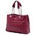 Borsa Tote Dior Red Large in agnello Cannage Lady Dior Soft Rosso Bordò - vista 2
