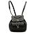 Chanel Duma Rucksack aus schwarzem Lammleder, Größe Small