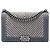 Chanel Blue Old Medium Chevron Denim Boy Flap