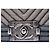 Chanel Blue Old Medium Chevron Denim Boy Flap - vista 5