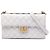 Chanel White Medium Quilted Goatskin Reissue 2.55 Rita Flap Bianco