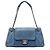 Chanel Blau Mittel Gequiltet Iridescent Kalbsleder Chic Quilt Akkordeon Klappe Hellblau