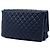 Chanel Blue Maxi CC trapuntato in agnello a 3 scompartimenti Blu navy - vista 2