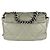 Borsa a tracolla in pelle grigia Chanel Marrone - vista 3