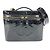 Vanity Beauty case Chanel Vintage CC Coco Mark Logo Nero