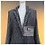 Chanel Tweed-Jacke Shimmering Geometry Schwarz Weiß Bordeaux - Ansicht 4