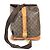 Borsa a tracolla Louis Vuitton Monogram Sac Marine Marrone - vista 2