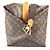 Borsa a tracolla Louis Vuitton Monogram Sac Marine Marrone - vista 8