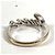 Gucci 18K Gold Logo Diamant Ring Silber - Ansicht 4