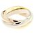 Anello Cartier Trinity in oro rosa bianco e giallo 18K