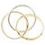 Anello Cartier Trinity in oro rosa bianco e giallo 18K - vista 3
