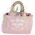 Mini borsa tote Prada Canapa Logo Rosa - vista 11