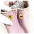 Mini borsa tote Prada Canapa Logo Rosa - vista 13