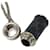 Louis Vuitton Monogram Eclipse Halskette Schwarz Silber  - Ansicht 8