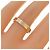 Anello Mini Love Band in oro giallo 18K Cartier - vista 4