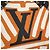Borsa Louis Vuitton Monogram Giant LV Crafty Speedy Bandoulière 25 Nero Arancione Monogramma - vista 7