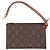 Borsa a tracolla Louis Vuitton Low Key Hobo MM Cognac - vista 18
