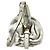 Borsa Louis Vuitton Monogram Mahina XS Bianco - vista 3