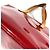 Borsa a Spalla Louis Vuitton Monogram Vernis Bellevue PM Rosso - vista 14