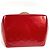 Borsa a Spalla Louis Vuitton Monogram Vernis Bellevue PM Rosso - vista 3