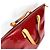 Borsa a Spalla Louis Vuitton Monogram Vernis Bellevue PM Rosso - vista 5