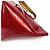Borsa a Spalla Louis Vuitton Monogram Vernis Bellevue PM Rosso - vista 9
